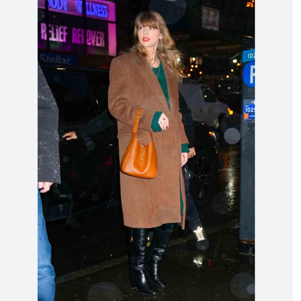 NWT PRESIDENT’S Egg Alpaca Coat- Brown